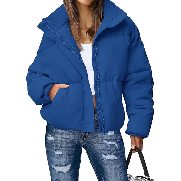Women winter puffer jacket - Picture 3 of 9